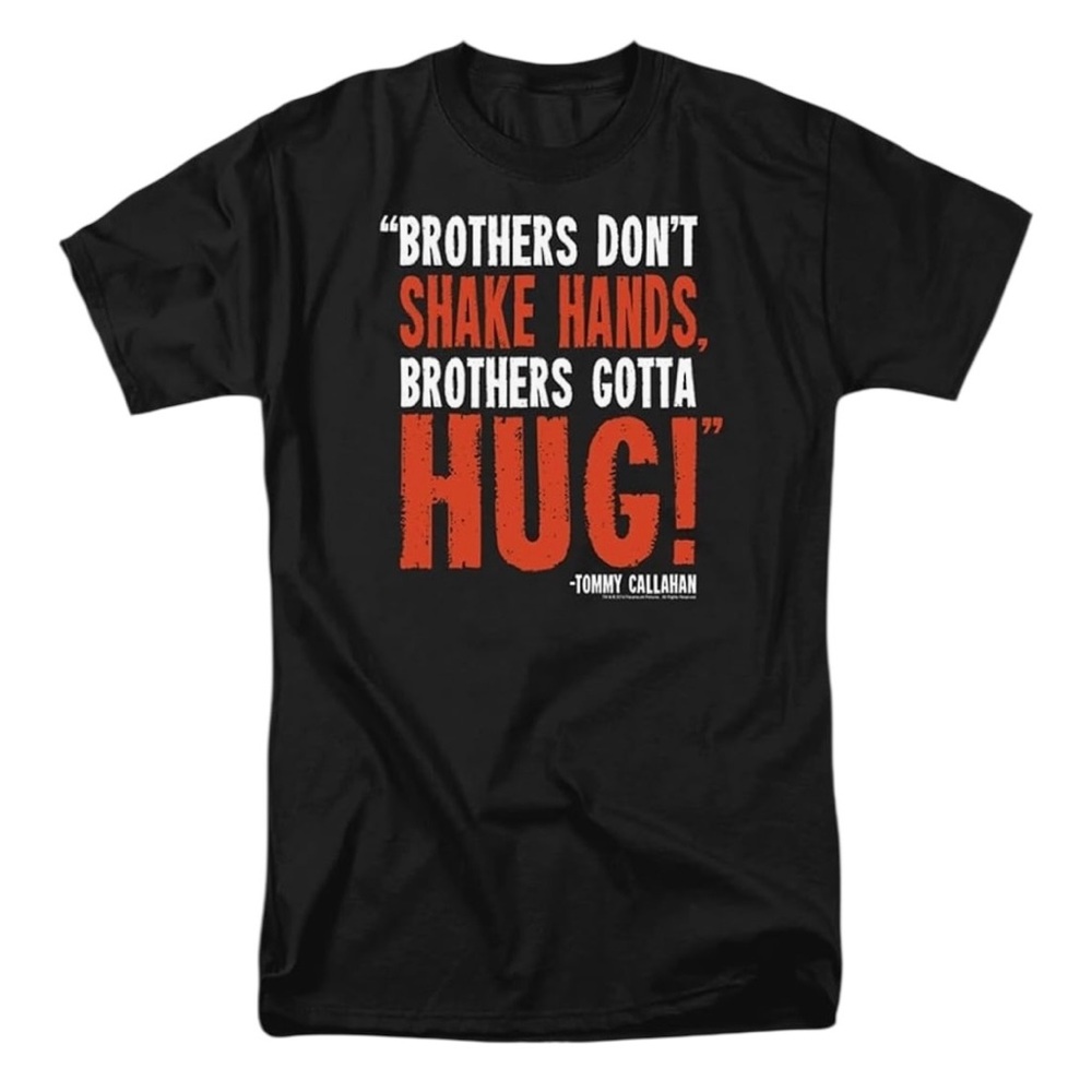 Tommy Boy/"Brothers Gotta Hug"/Unisex/ Adult T Shirt/ Size: Small